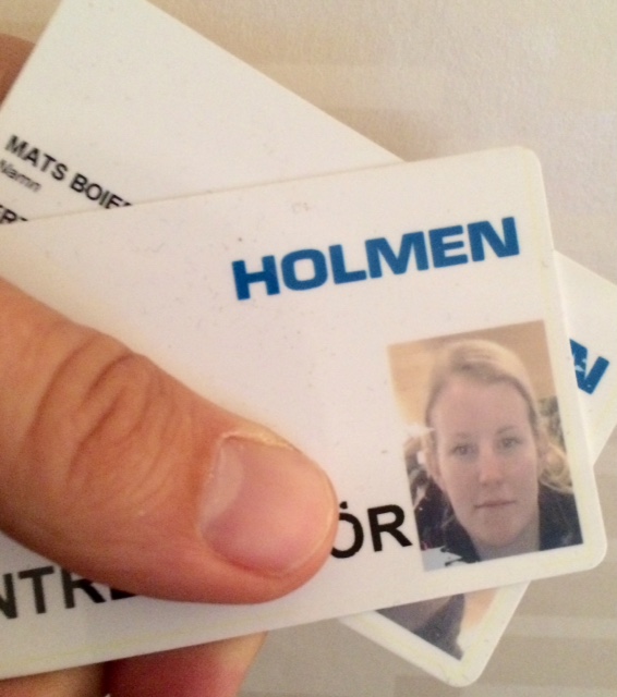 RFID ”på” ID-korten hos Holmen Paper